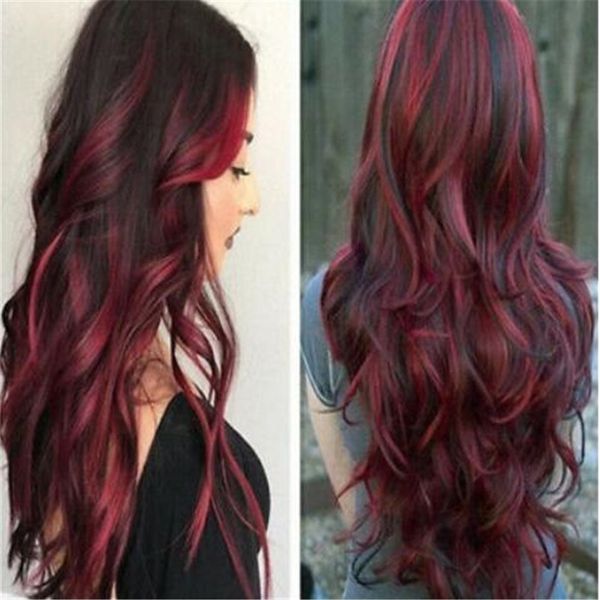 100% new fashion picture full lace wigs>>fashion women's wigs 70cm red wine medium long wavy anime cosplay party wig, Black
100% new fashion picture full lace wigs>>fashion women's wigs 70cm red wine medium long wavy anime cosplay party wig, Black