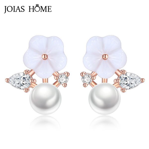 stud joiashome elegant pearl earrings for women silver 925 jewelry gemstones fashion female ear studs rose gold color flower dating, Golden;silver
stud joiashome elegant pearl earrings for women silver 925 jewelry gemstones fashion female ear studs rose gold color flower dating, Golden;silver