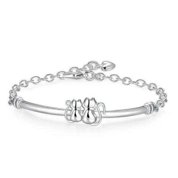 cute kitten lady bracelet lobster buckle women bracelet jewelry accessories, Golden;silver
cute kitten lady bracelet lobster buckle women bracelet jewelry accessories, Golden;silver