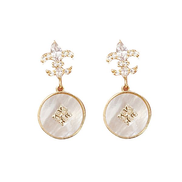 dangle & chandelier korean luxury lily flower rhinestone round shell earrings for women jewelry baroque court temperament brincos party gift, Silver
dangle & chandelier korean luxury lily flower rhinestone round shell earrings for women jewelry baroque court temperament brincos party gift, Silver