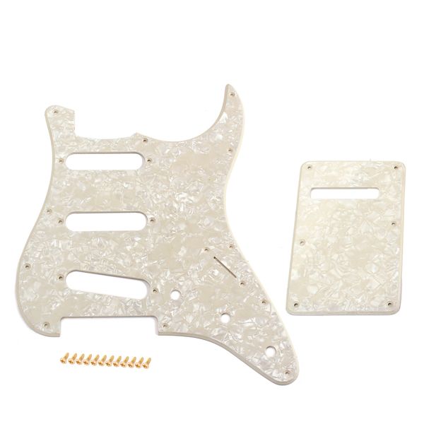 sss guitar pickguard scratch plate with back plate screws for electric guitar parts
sss guitar pickguard scratch plate with back plate screws for electric guitar parts
