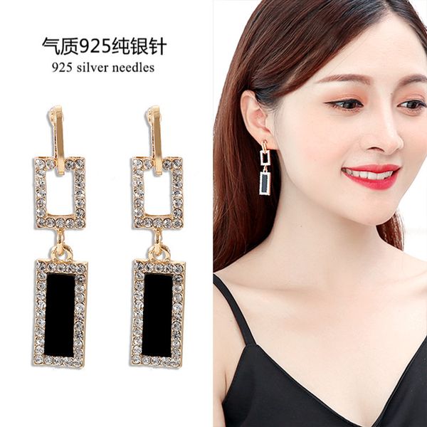 2020 real earing brinco women's jewelry europe and america exaggerated long earrings geometric tassel modern fashion, Silver
2020 real earing brinco women's jewelry europe and america exaggerated long earrings geometric tassel modern fashion, Silver