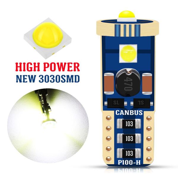 t10 w5w canbus car interior light 194 501 3 smd 3030 led instrument lights bulb wedge light no error 12v 6000k
t10 w5w canbus car interior light 194 501 3 smd 3030 led instrument lights bulb wedge light no error 12v 6000k