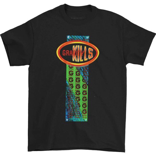 gravity kills men's gravity plate t-shirt x-large black new funny tee shirt