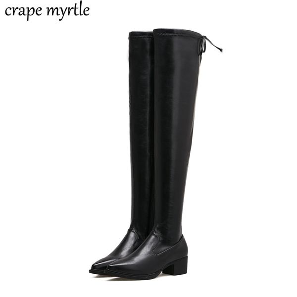 boots knee high women soft leather winter snowboots comfortable warm fur long shoes sock heel yma968, Black
boots knee high women soft leather winter snowboots comfortable warm fur long shoes sock heel yma968, Black