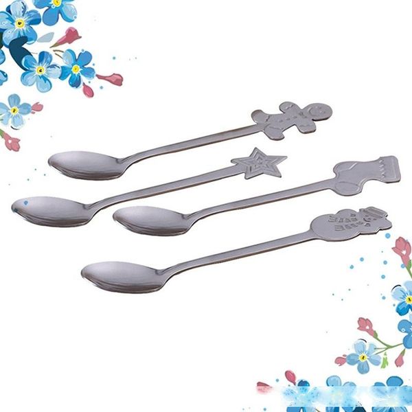 steel coffee spoons christmas spoon snowman mini spoon children mixing dessert teaspoon 4 pcs/pack
steel coffee spoons christmas spoon snowman mini spoon children mixing dessert teaspoon 4 pcs/pack