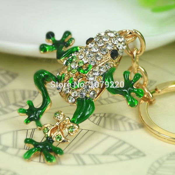 keychains t frog car keyring cute rhinestone crystal charm pendant key bag chain christmas gift fashion, Silver
keychains t frog car keyring cute rhinestone crystal charm pendant key bag chain christmas gift fashion, Silver