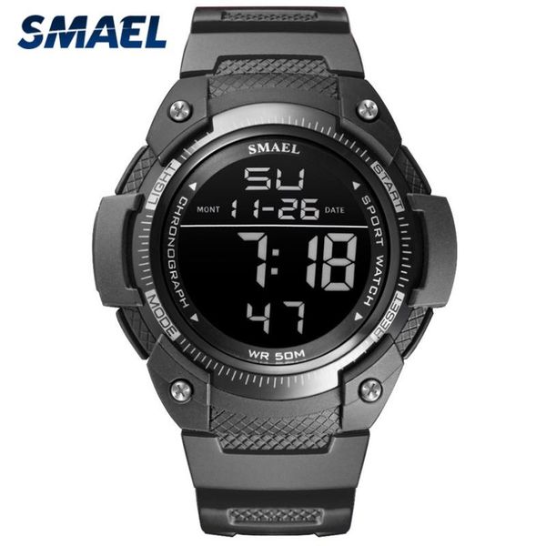 smael new 1335 watches men's electronic digital watch 50m waterproof sport watch man clock masculino relojes, Slivery;brown
smael new 1335 watches men's electronic digital watch 50m waterproof sport watch man clock masculino relojes, Slivery;brown