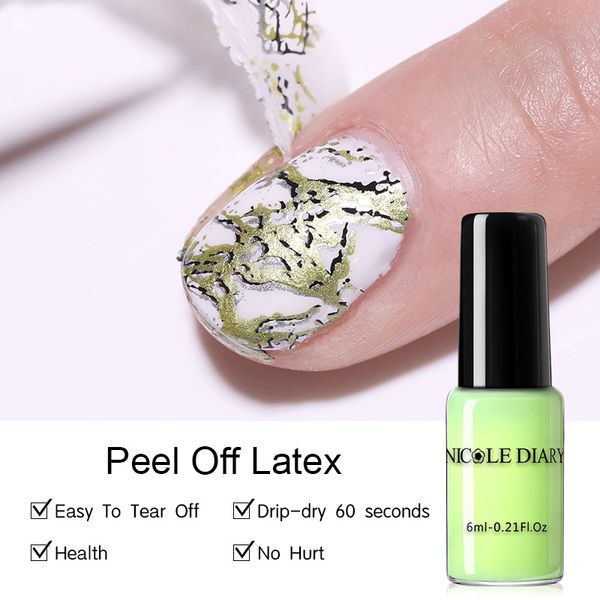 nail polish nicole diary 6ml peel off liquid tape odor-edge skin care art gel latex protection easy removing tool
nail polish nicole diary 6ml peel off liquid tape odor-edge skin care art gel latex protection easy removing tool