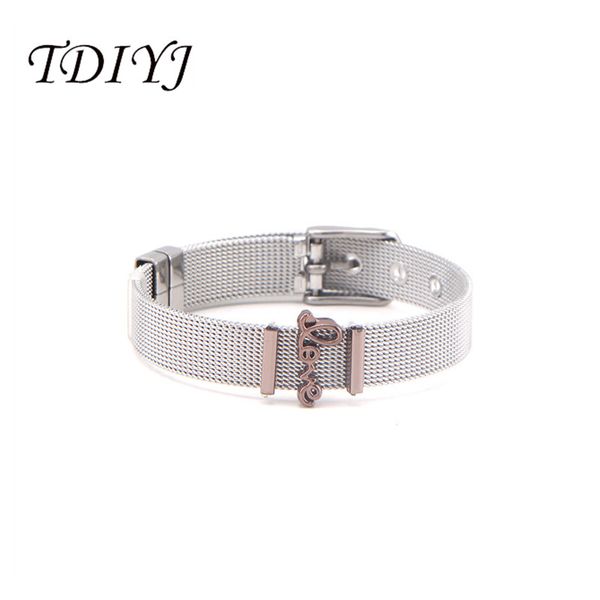 tdiyj zinc alloy coffee love slide charms with stainless steel mesh bracelets as women gifts, Golden;silver
tdiyj zinc alloy coffee love slide charms with stainless steel mesh bracelets as women gifts, Golden;silver