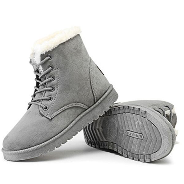 blwbyl winter shoes warm fur snow ankle boots women botas mujer lace up ladies winter woman shoes female drop shipping, Black
blwbyl winter shoes warm fur snow ankle boots women botas mujer lace up ladies winter woman shoes female drop shipping, Black
