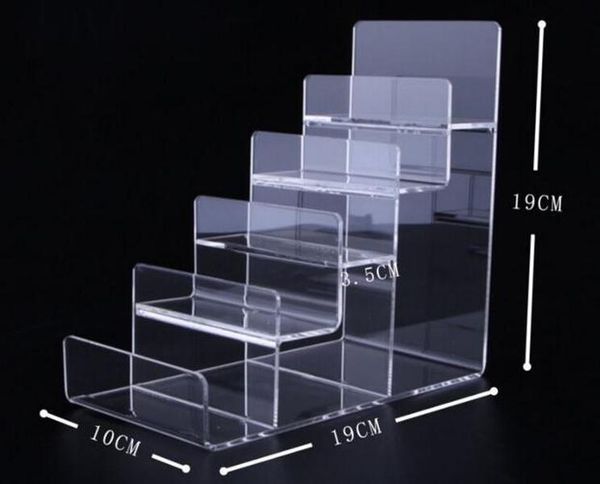 5-layers acrylic wallet display stand purse holder fashion phone cosmetics jewelry shelf nail polish display rack t200413
5-layers acrylic wallet display stand purse holder fashion phone cosmetics jewelry shelf nail polish display rack t200413