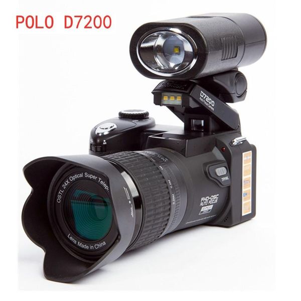 polo d7200 digital camera 33mp auto focus professional slr hd video camera 24x telep lens wide angle lens led fill light
polo d7200 digital camera 33mp auto focus professional slr hd video camera 24x telep lens wide angle lens led fill light