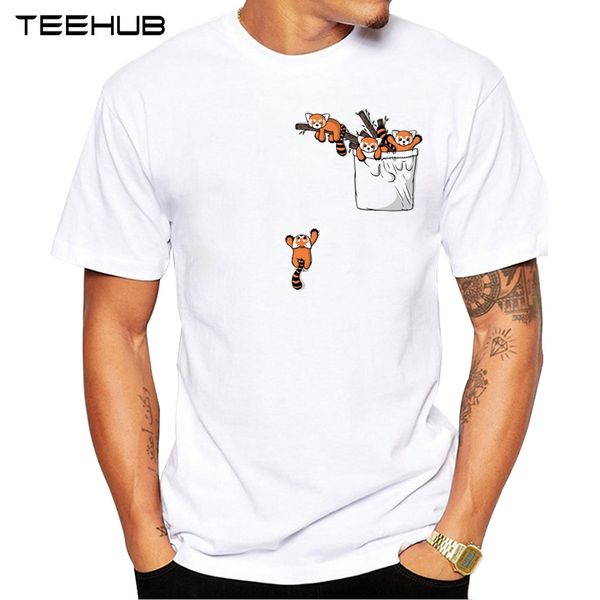 teehub men's new fashion pocket red panda bears design short sleeve t-shirt cool printed hipster tee shirts 
teehub men's new fashion pocket red panda bears design short sleeve t-shirt cool printed hipster tee shirts