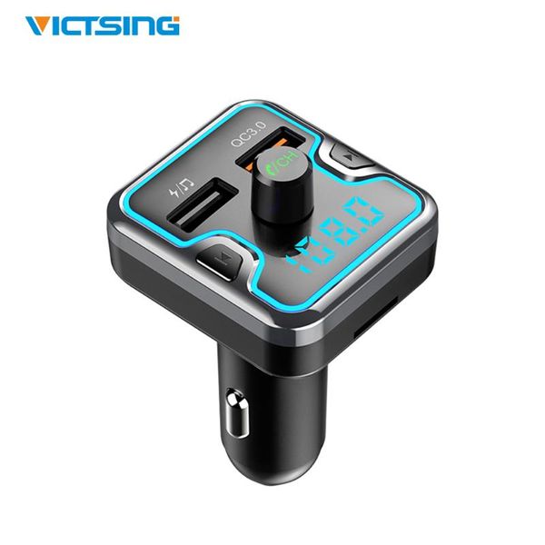 victsing bluetooth 5.0 car wireless fm transmitter qc 3.0 fm transmitter radio receiver adapter with dual usb & type-c charging
victsing bluetooth 5.0 car wireless fm transmitter qc 3.0 fm transmitter radio receiver adapter with dual usb & type-c charging