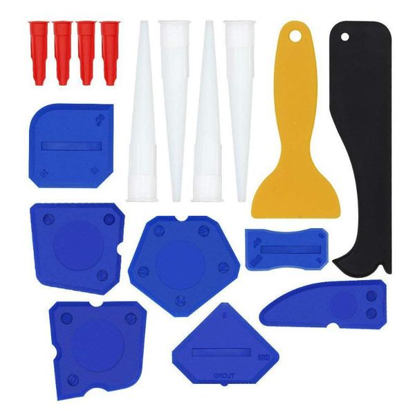 17pcs spatula scraper kit silicone sealant spreader caulking tool silicone sealant finishing grout caulk tool for household
17pcs spatula scraper kit silicone sealant spreader caulking tool silicone sealant finishing grout caulk tool for household