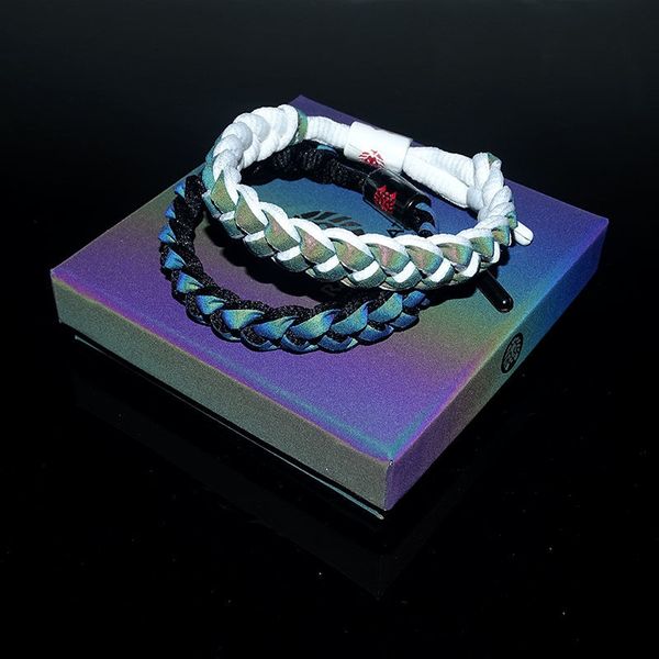 holographic reflective student bracelet sweet men and women couples hand rope colourful fashion chain weave simple gift, Golden;silver
holographic reflective student bracelet sweet men and women couples hand rope colourful fashion chain weave simple gift, Golden;silver