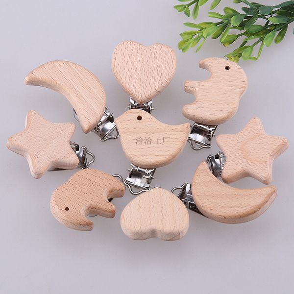 environmental protection beech molars nipple clip baby cartoon wooden pacifier chain clip
environmental protection beech molars nipple clip baby cartoon wooden pacifier chain clip
