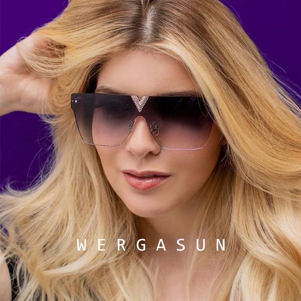 wergasun fashion sunglasses women oversized sunglasses men brand designer goggle sun glasses female style uv400, White;black
wergasun fashion sunglasses women oversized sunglasses men brand designer goggle sun glasses female style uv400, White;black