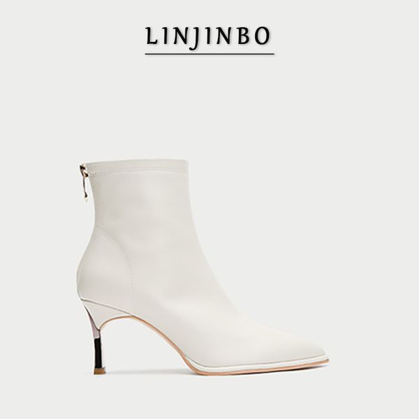 high heels boots women pointed toe back zippers ankle boots for women fashion concise solid color stilettos 2020 new, Black
high heels boots women pointed toe back zippers ankle boots for women fashion concise solid color stilettos 2020 new, Black