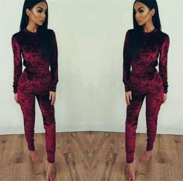 women slim 2pcs clothing sets long sleeve crew neck high waist trousers famale solid color two piece pants, White
women slim 2pcs clothing sets long sleeve crew neck high waist trousers famale solid color two piece pants, White