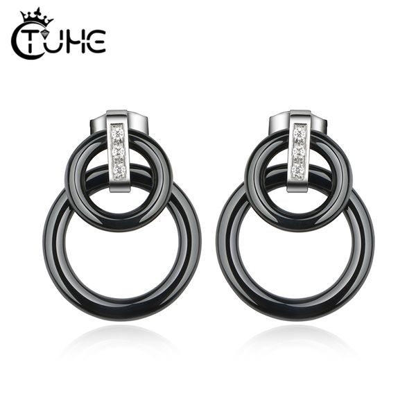 stud 2021 punk black white colour circle ceramic earrings for women vintage geometric statement bohemian fashion jewelry, Golden;silver
stud 2021 punk black white colour circle ceramic earrings for women vintage geometric statement bohemian fashion jewelry, Golden;silver