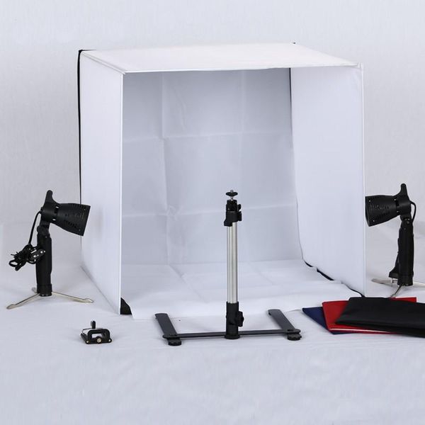 50 cm * 50 cm tafel foto fotografie studio verlichting licht tent kit in een doos (4 achtergronden) met 2*50 w lampen
50 cm * 50 cm tafel foto fotografie studio verlichting licht tent kit in een doos (4 achtergronden) met 2*50 w lampen