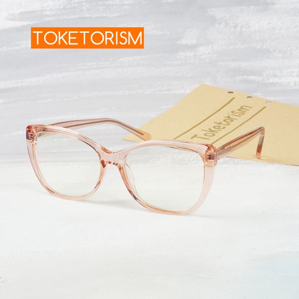 sunglasses toketorism ladies transparent fashion glasses blue light blocking eyeglasses for women, White;black
sunglasses toketorism ladies transparent fashion glasses blue light blocking eyeglasses for women, White;black