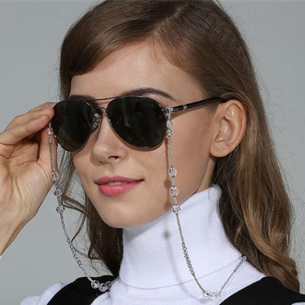 sunglasses frames decorative beads cord glasses holder fashionable neck strap eyeglass chains string rope for women ladies, Silver
sunglasses frames decorative beads cord glasses holder fashionable neck strap eyeglass chains string rope for women ladies, Silver