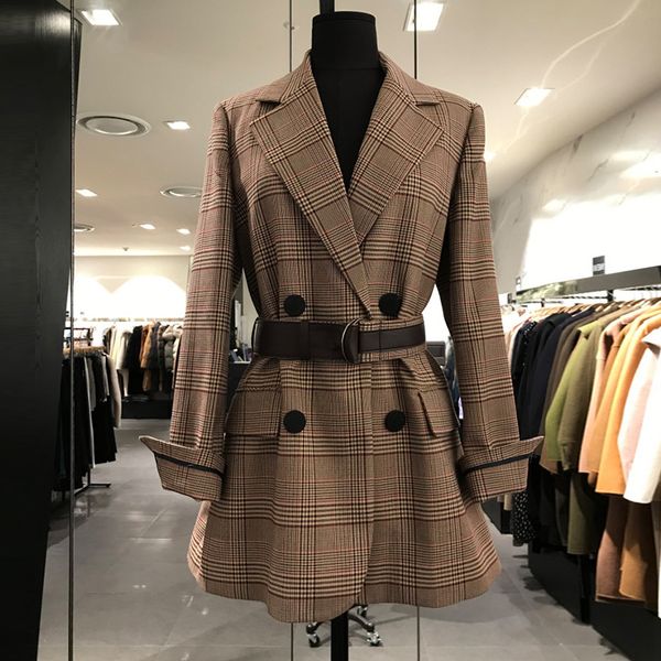 women's suits & blazers fashion autumn winter coats women plus cotton thicken wool jacket suit coat retro double-breasted plaid lady, White;black
women's suits & blazers fashion autumn winter coats women plus cotton thicken wool jacket suit coat retro double-breasted plaid lady, White;black