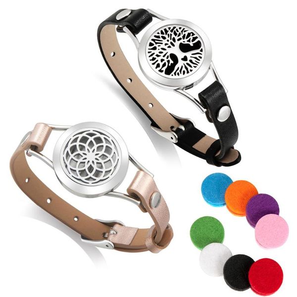 tennis arrival 8 pads 316l stainless steel essential oil diffuser locket bracelet real leather bag, Golden;silver
tennis arrival 8 pads 316l stainless steel essential oil diffuser locket bracelet real leather bag, Golden;silver