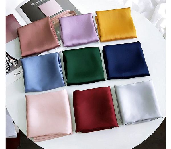 solid color plain kerchief silk satin hair scarf for women handkerchief small neck scarfs female 70cm headband scaves for ladies, Blue;gray
solid color plain kerchief silk satin hair scarf for women handkerchief small neck scarfs female 70cm headband scaves for ladies, Blue;gray