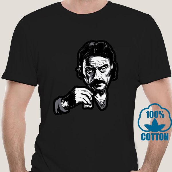 1602d men t shirt t-shirt ian mcshane deadwood black tshirts women t-shirt