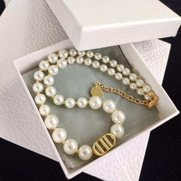 luxury jewelry brand letter d pearl chokers necklace bracelet vintage gothic for women gift, Golden;silver
luxury jewelry brand letter d pearl chokers necklace bracelet vintage gothic for women gift, Golden;silver