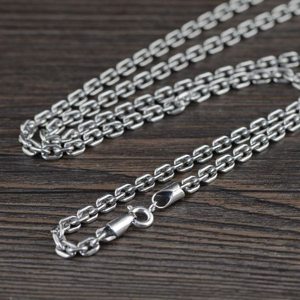 925 sterling silver necklace men vintage punk jewelry rock gothic link chain thick silver rope necklaces hiphop jewellery
925 sterling silver necklace men vintage punk jewelry rock gothic link chain thick silver rope necklaces hiphop jewellery