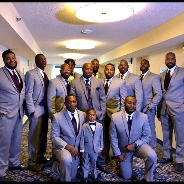 light purple men's suits slim fit tuxedo for wedding 2 pieces plus size prom business blazer for wedding party (jacket+ pants), Black;gray
light purple men's suits slim fit tuxedo for wedding 2 pieces plus size prom business blazer for wedding party (jacket+ pants), Black;gray