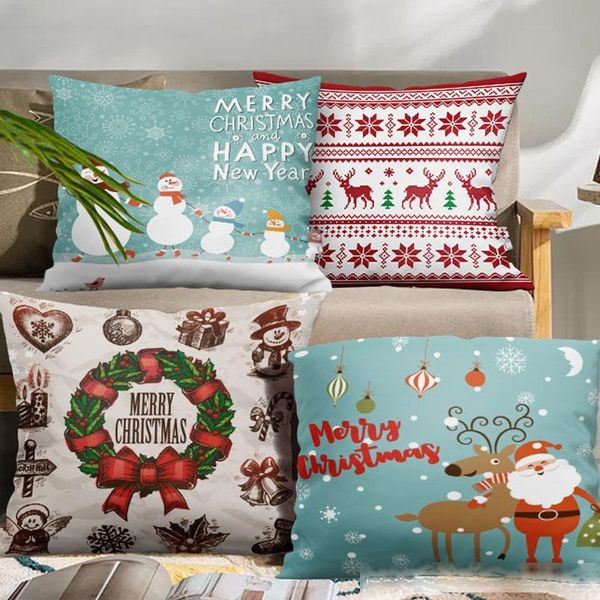 45*45cm cushion cover santa claus happy new year christmas festival deer series pillow case bedroom sofa decoration
45*45cm cushion cover santa claus happy new year christmas festival deer series pillow case bedroom sofa decoration