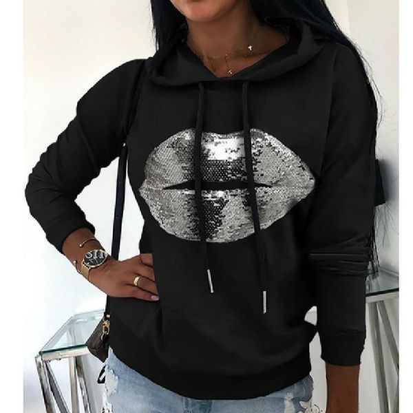 female casual autumn women lip print hooded sweatshirt loose drawstring pullover 2020 elegant long sleeve streetwear m0043 0916, Black
female casual autumn women lip print hooded sweatshirt loose drawstring pullover 2020 elegant long sleeve streetwear m0043 0916, Black