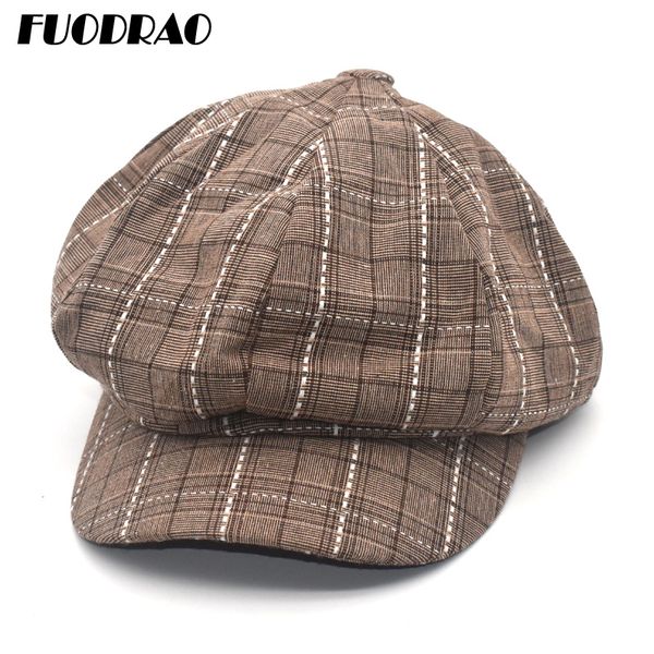 stingy brim hats fuodrao octagonal women korean casual plaid beret hat vintage gorras painter sboy caps c7, Blue;gray
stingy brim hats fuodrao octagonal women korean casual plaid beret hat vintage gorras painter sboy caps c7, Blue;gray