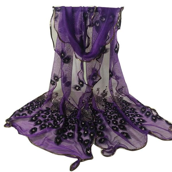 scarves fashion for women peacock flower embroidered lace scarf long soft wrap shawl, Blue;gray
scarves fashion for women peacock flower embroidered lace scarf long soft wrap shawl, Blue;gray