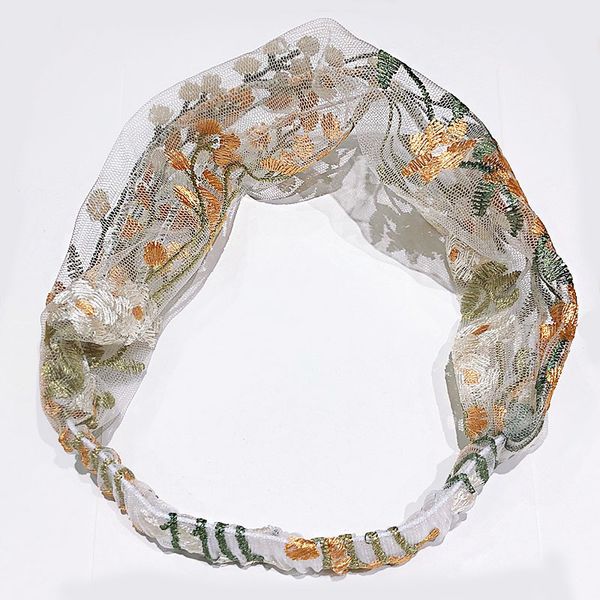 qcooljly women elegant embroidery flower chiffon headband bandans sweet hair ornament hairband turban hair accessories, Golden;silver
qcooljly women elegant embroidery flower chiffon headband bandans sweet hair ornament hairband turban hair accessories, Golden;silver