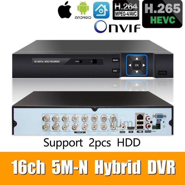 6 in 1 16ch*5m-n/4m-n ahd dvr surveillance security cctv video recorder 1080n hybrid dvr for analog ahd cvi tvi ip camera xmeye, Black;white
6 in 1 16ch*5m-n/4m-n ahd dvr surveillance security cctv video recorder 1080n hybrid dvr for analog ahd cvi tvi ip camera xmeye, Black;white