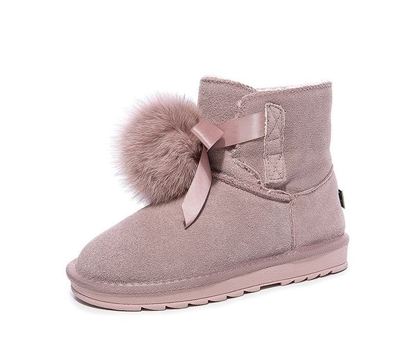 mid-tube snow boots women's 2020 autumn and winter new fox fur ball warm and anti-ski cotton shoes, Black
mid-tube snow boots women's 2020 autumn and winter new fox fur ball warm and anti-ski cotton shoes, Black