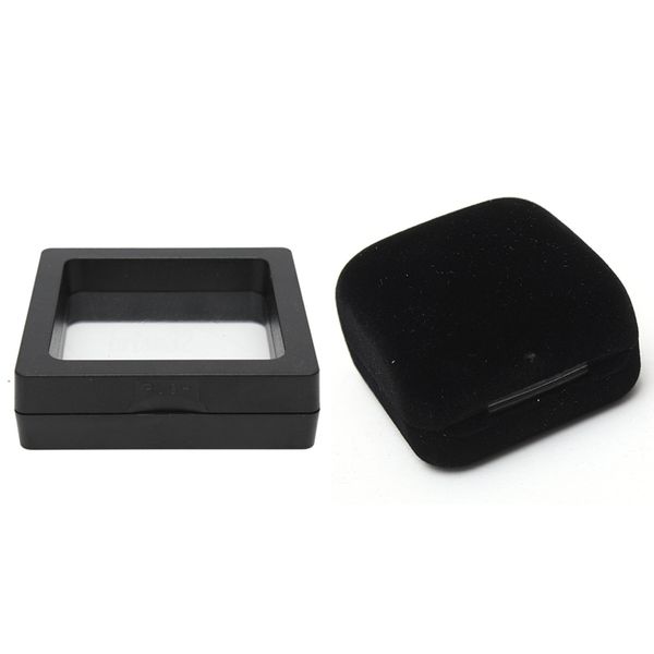 jewelry pouches, bags 1 jewel case box black gift velvet display with square 3d floating frame holder coin 7x7cm, Pink;blue
jewelry pouches, bags 1 jewel case box black gift velvet display with square 3d floating frame holder coin 7x7cm, Pink;blue