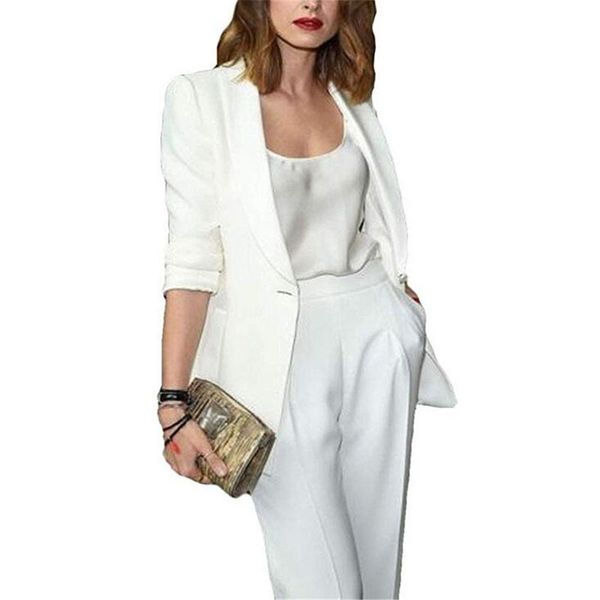 white women set ladies pant suits jacket+pants women business suits blazer formal office uniform style female trouser pantsuit
white women set ladies pant suits jacket+pants women business suits blazer formal office uniform style female trouser pantsuit