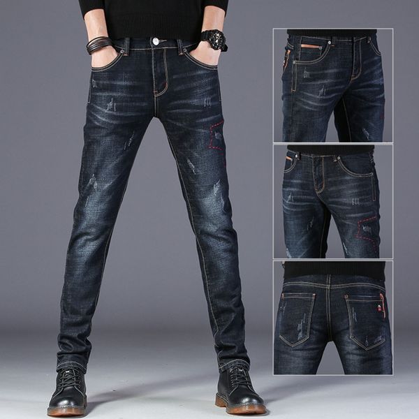 2020 spring and summer thin jeans tight pants jeans tight pantsmen's leggings trendy brand casual stretch slim fit straight pants men&#, Blue
2020 spring and summer thin jeans tight pants jeans tight pantsmen's leggings trendy brand casual stretch slim fit straight pants men&#, Blue