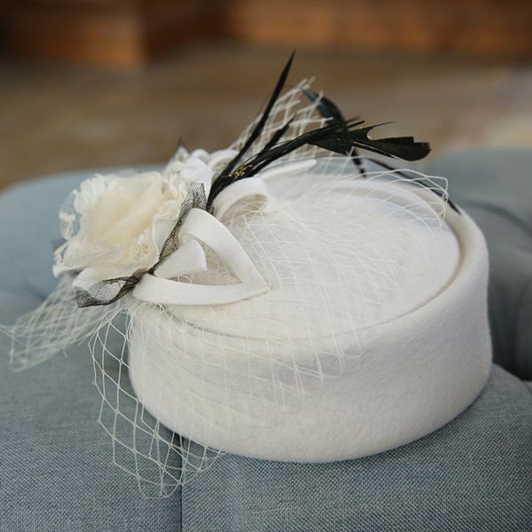 stingy brim hats noble wool fedoras hat for women fashion bow-knot cap vintage elegant female brand soft girls chapeu gauze formal, Blue;gray
stingy brim hats noble wool fedoras hat for women fashion bow-knot cap vintage elegant female brand soft girls chapeu gauze formal, Blue;gray