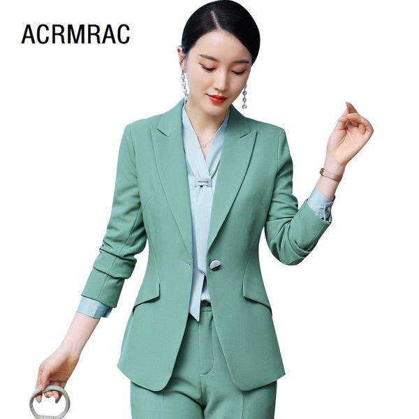 women's two piece pants women suits autumn winter blazers office lady formal work clothes woman set 9909, White
women's two piece pants women suits autumn winter blazers office lady formal work clothes woman set 9909, White