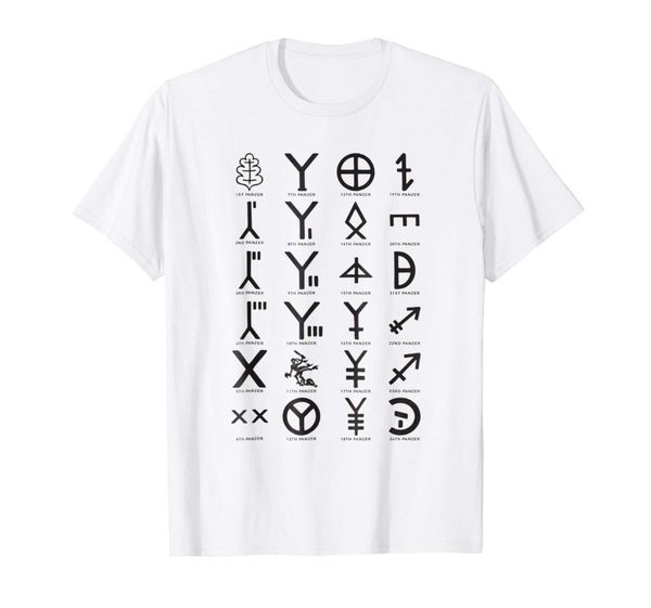 panzer divisions wehrmacht symbols insignia t shirt gift 2019 summer brand men's homme brand clothing for men print tee shirt
panzer divisions wehrmacht symbols insignia t shirt gift 2019 summer brand men's homme brand clothing for men print tee shirt