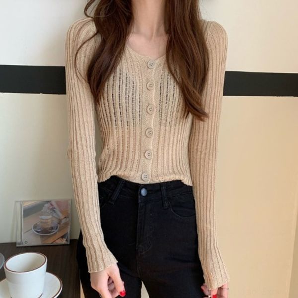 graceful outer cardigan women's autumn 2020 new shirt loose thin solid color high waist short long sleeve knitted shirt saylm, White;black
graceful outer cardigan women's autumn 2020 new shirt loose thin solid color high waist short long sleeve knitted shirt saylm, White;black